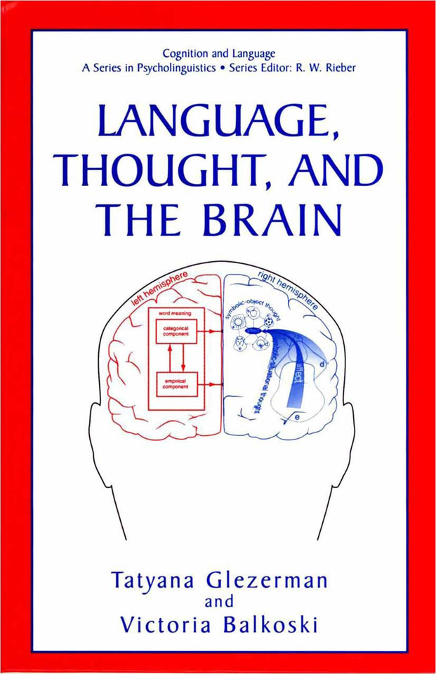 Language, Thought, and the Brain (Cognition and Language: A Series in Psycholinguistics) book cover by 