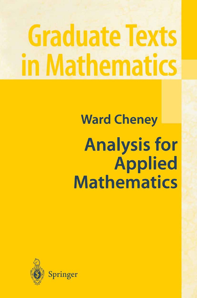 Analysis for Applied Mathematics (Graduate Texts in Mathematics #208) book cover by Ward Cheney