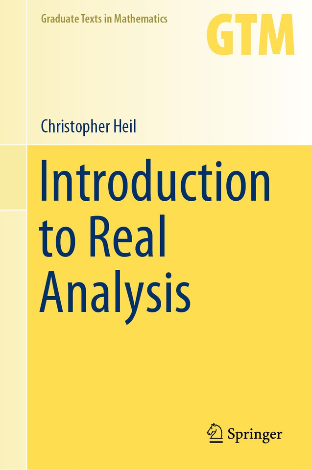 Introduction to Real Analysis (Graduate Texts in Mathematics #280) book cover by Christopher Heil