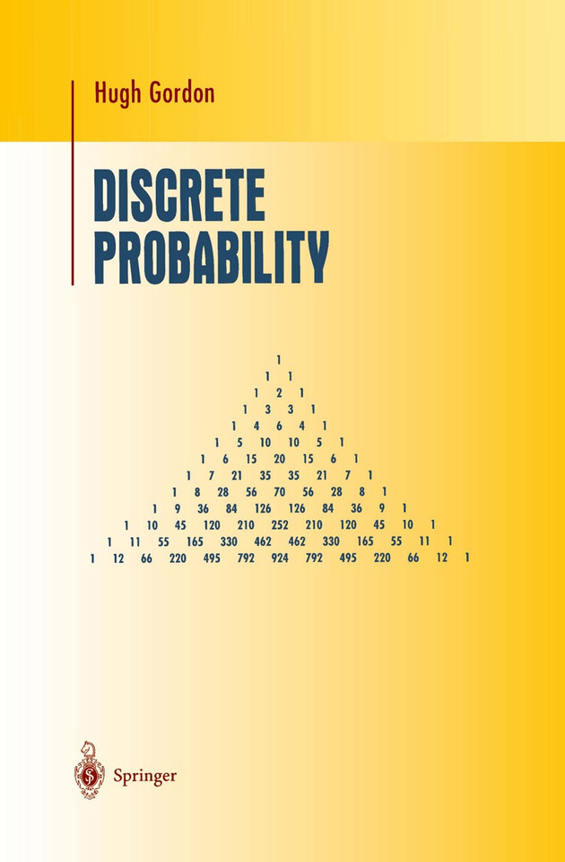 Discrete Probability (Undergraduate Texts in Mathematics) book cover by Hugh Gordon
