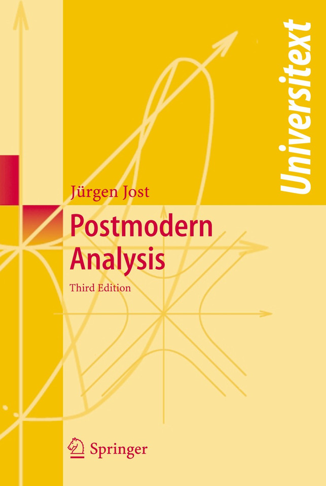 Postmodern Analysis (Universitext) book cover by Jürgen Jost