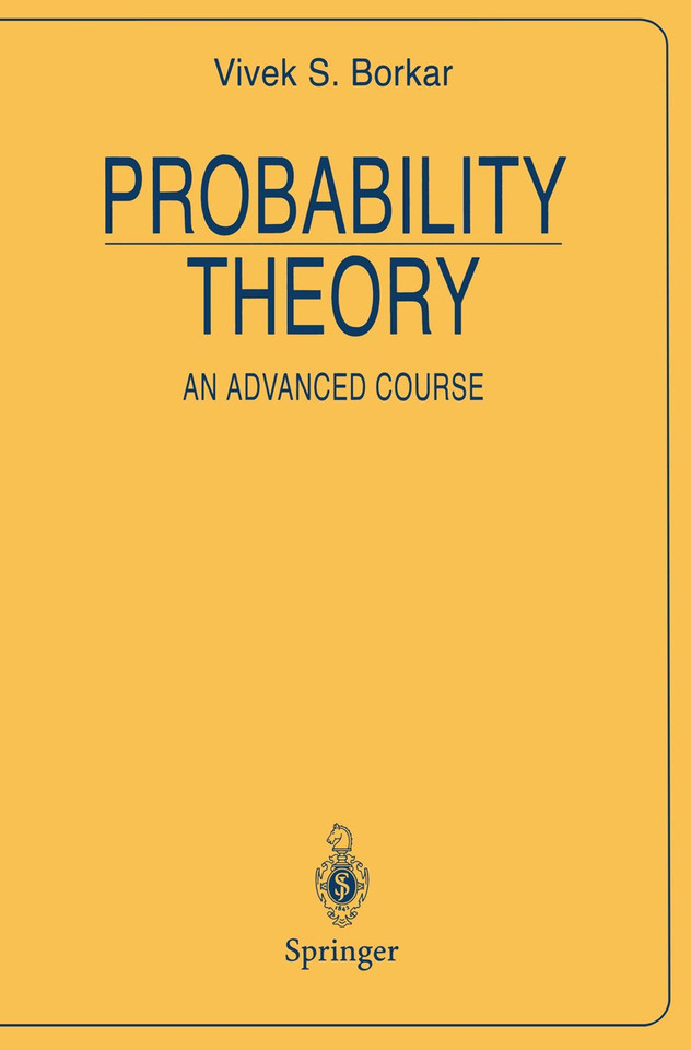 Probability Theory: An Advanced Course (Universitext) book cover by Vivek S. Borkar