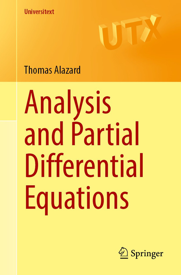 Analysis and Partial Differential Equations (Universitext) book cover by Thomas Alazard