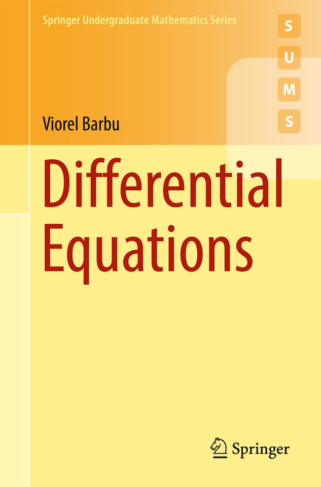 Differential Equations (Springer Undergraduate Mathematics Series) book cover by Viorel Barbu
