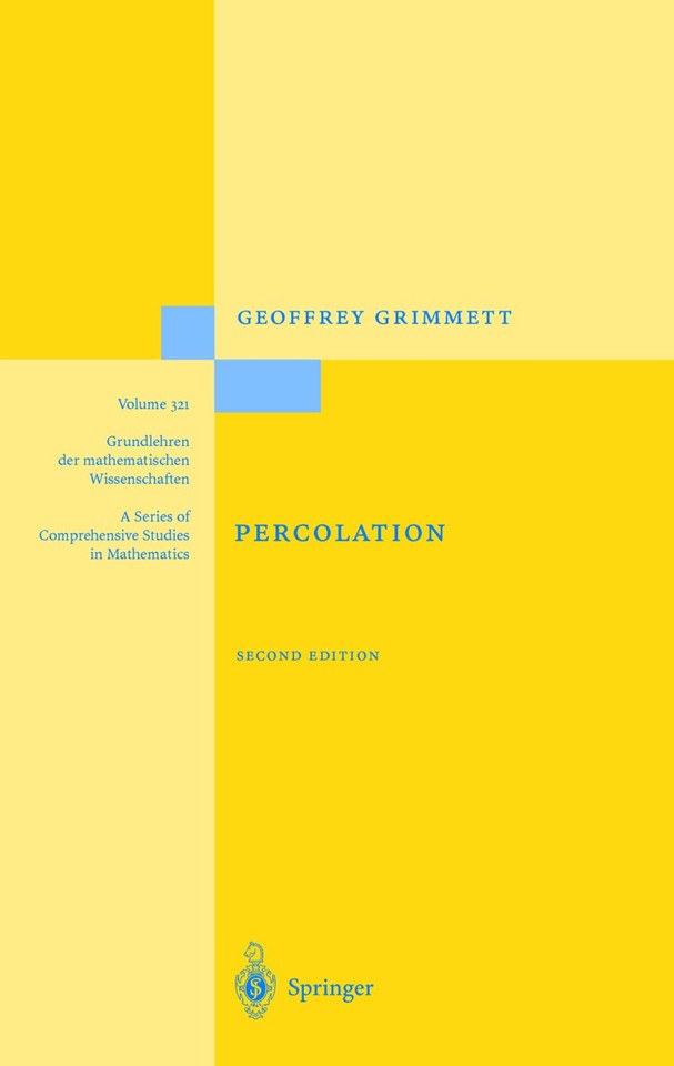Percolation (Grundlehren der mathematischen Wissenschaften #321) book cover by Geoffrey R. Grimmett