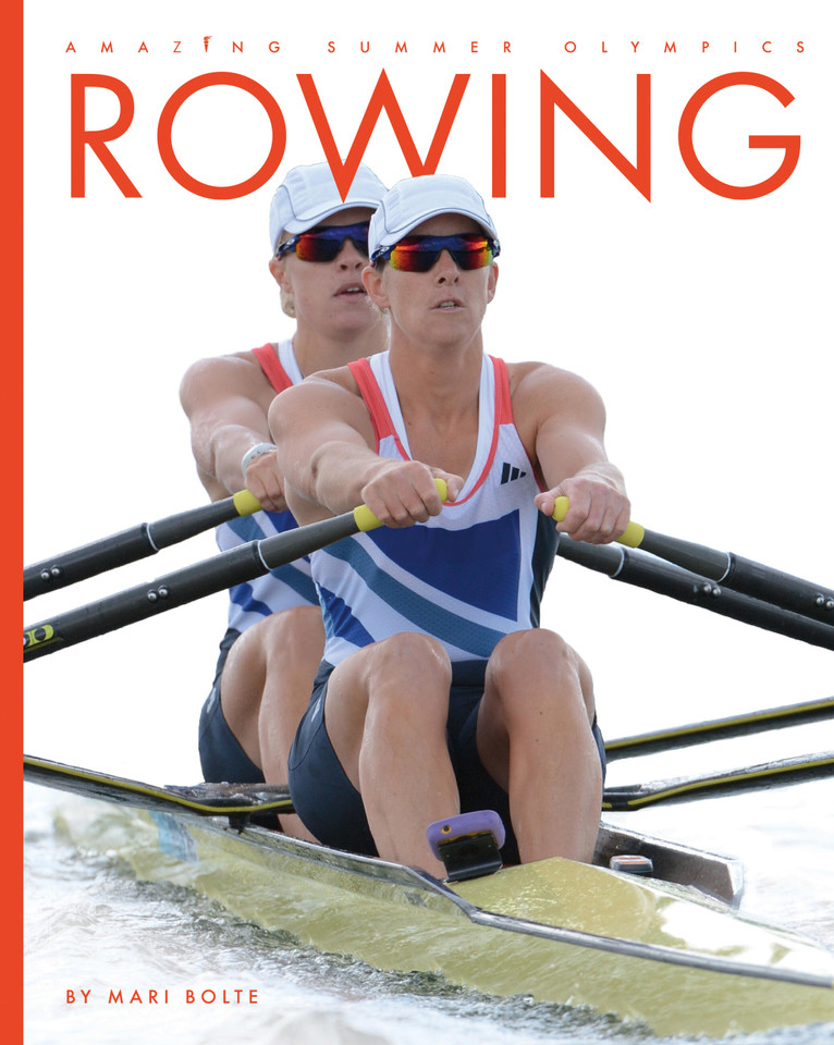 Rowing book cover by Mari Bolte
