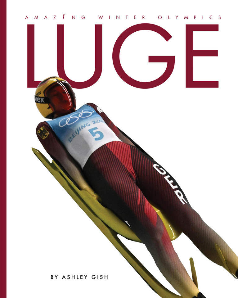 Luge book cover by Ashley Gish