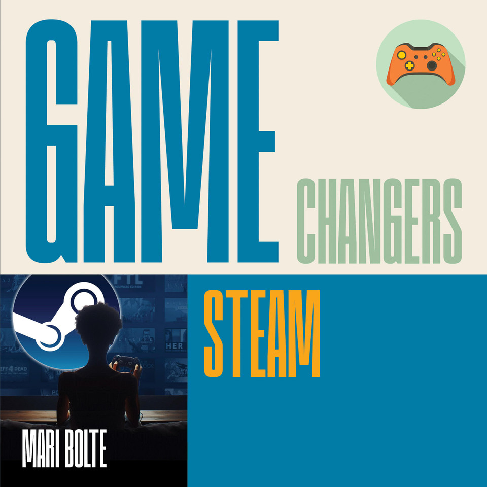 Steam book cover by Erin Silver