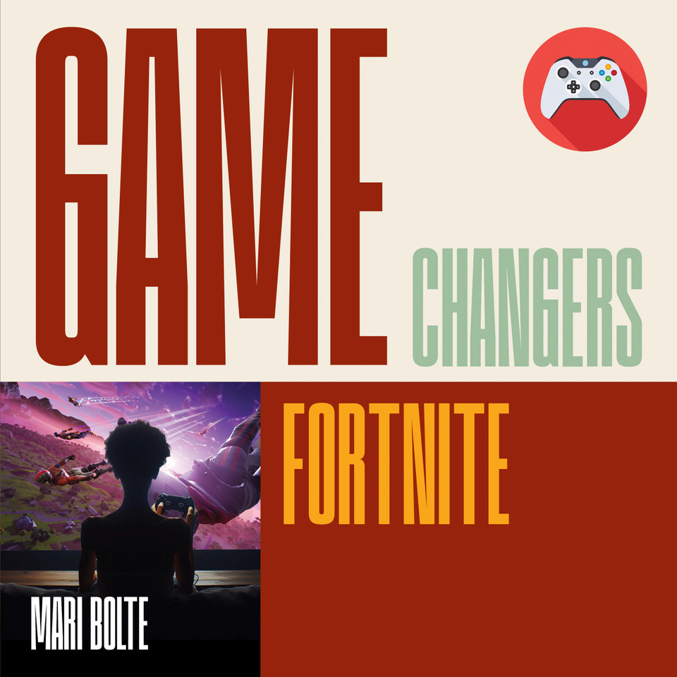 Fortnite book cover by Mari Bolte
