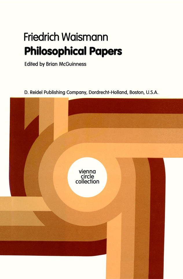 Philosophical Papers (Vienna Circle Collection #8) book cover by Friedrich Waismann