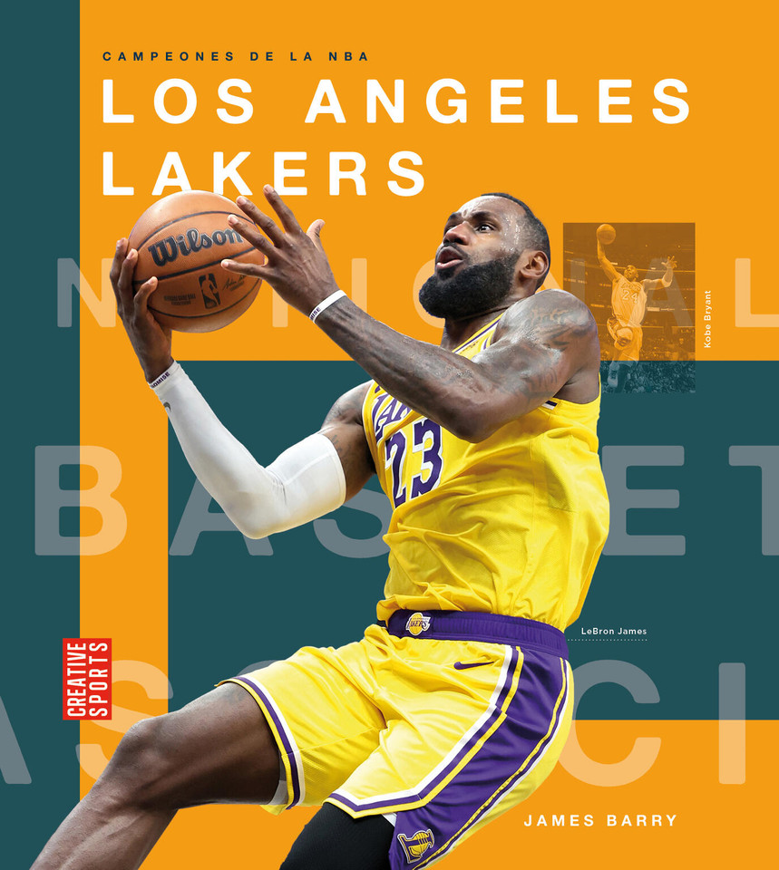 Los Angeles Lakers book cover by James Barry