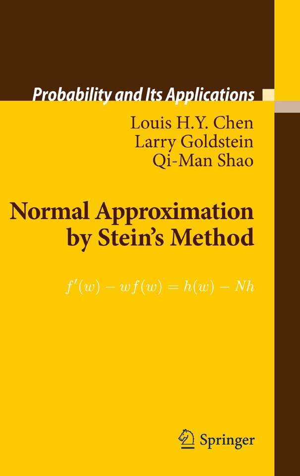 Normal Approximation by Stein’s Method (Probability and Its Applications) book cover by Louis H.Y. Chen, Larry Goldstein, Qi-Man Shao