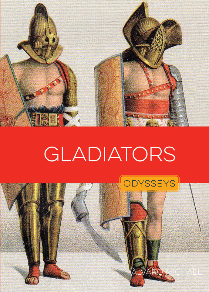 Gladiators book cover by Rachael Hanel