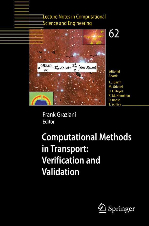 Computational Methods in Transport: Verification and Validation (Lecture Notes in Computational Science and Engineering #62) book cover by 
