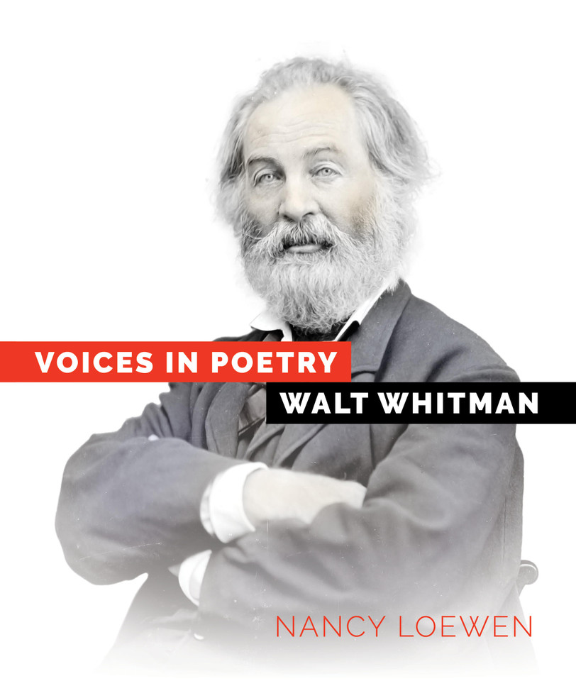 Walt Whitman book cover by Nancy Loewen