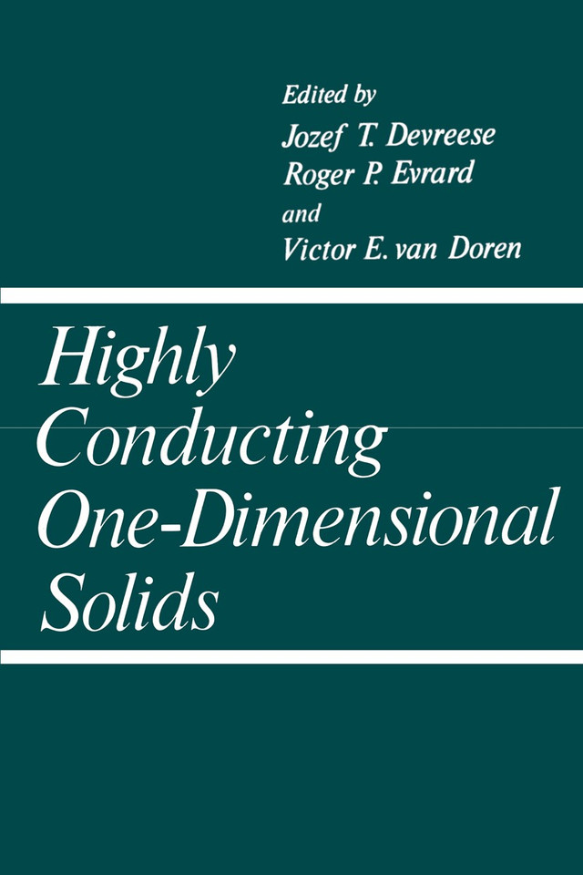 Highly Conducting One-Dimensional Solids (Physics of Solids and Liquids) book cover by 