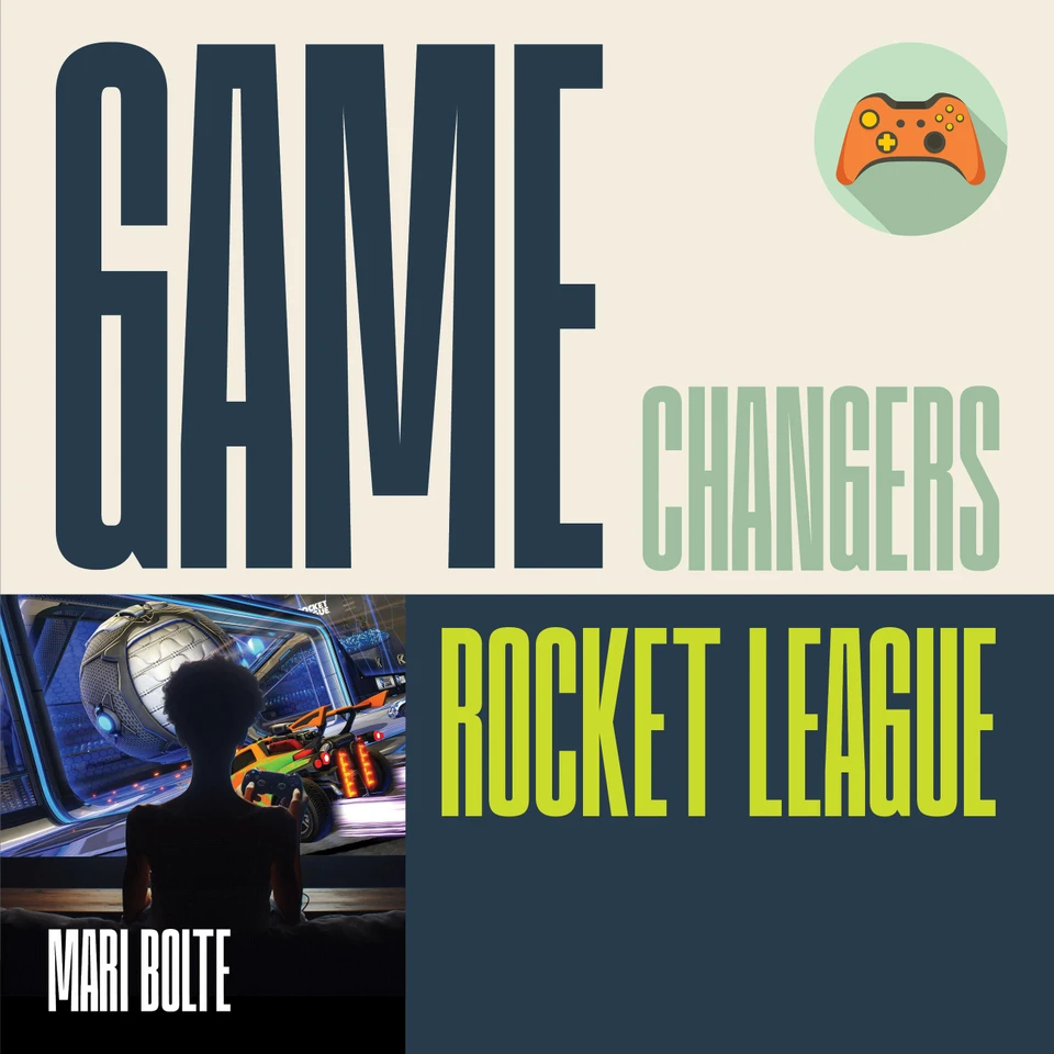 Rocket League book cover by Erin Silver