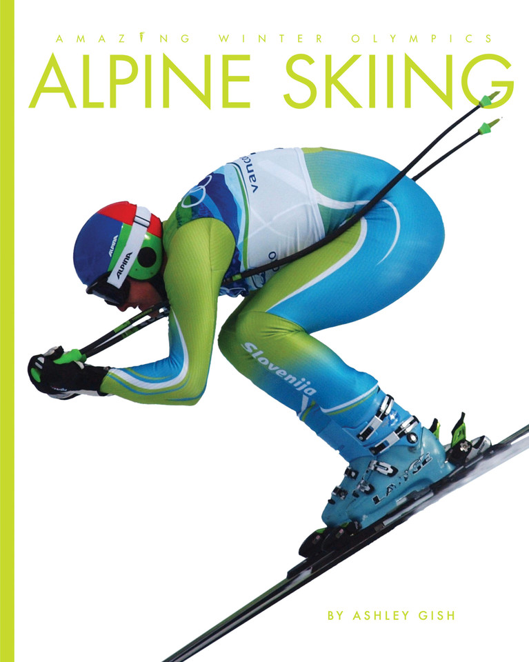 Alpine Skiing book cover by Ashley Gish