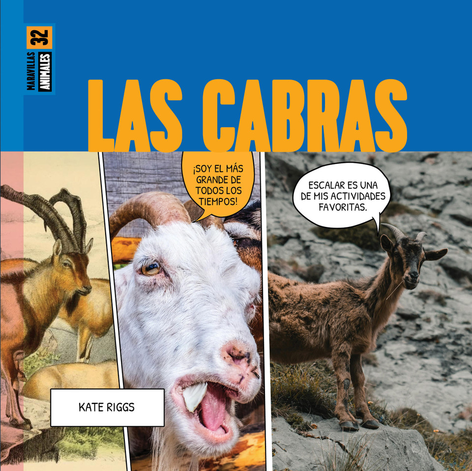 Las cabras book cover by Kate Riggs