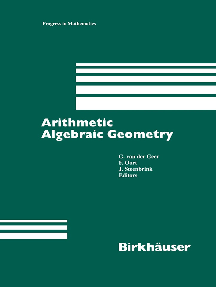 Arithmetic Algebraic Geometry (Progress in Mathematics #89) book cover by 