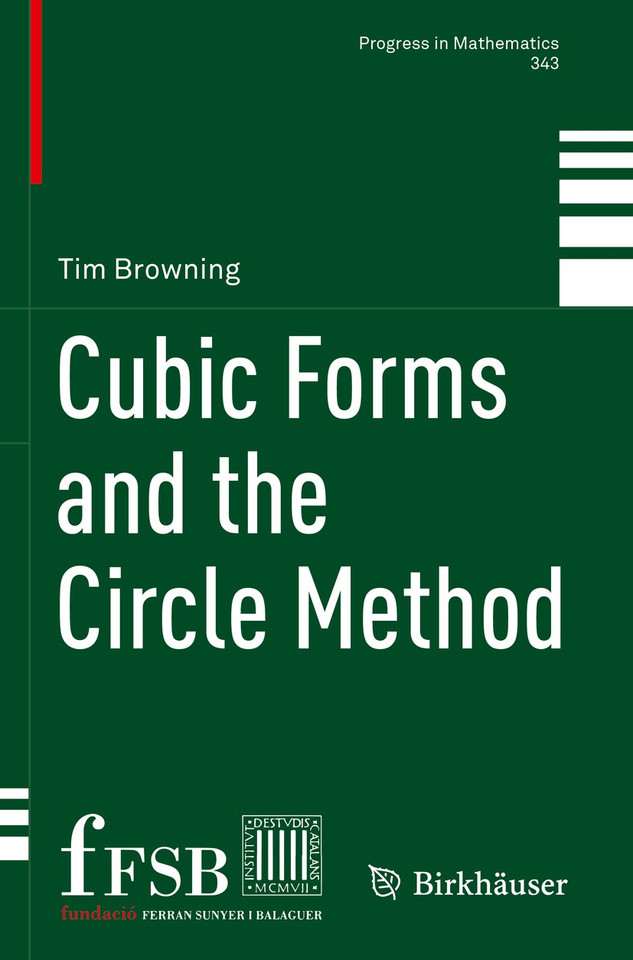 Cubic Forms and the Circle Method (Progress in Mathematics #343) book cover by Tim Browning