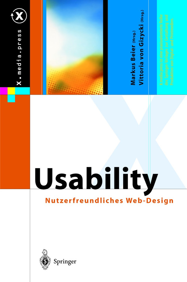 Usability: Nutzerfreundliches Web-Design (X.media.press) book cover by 