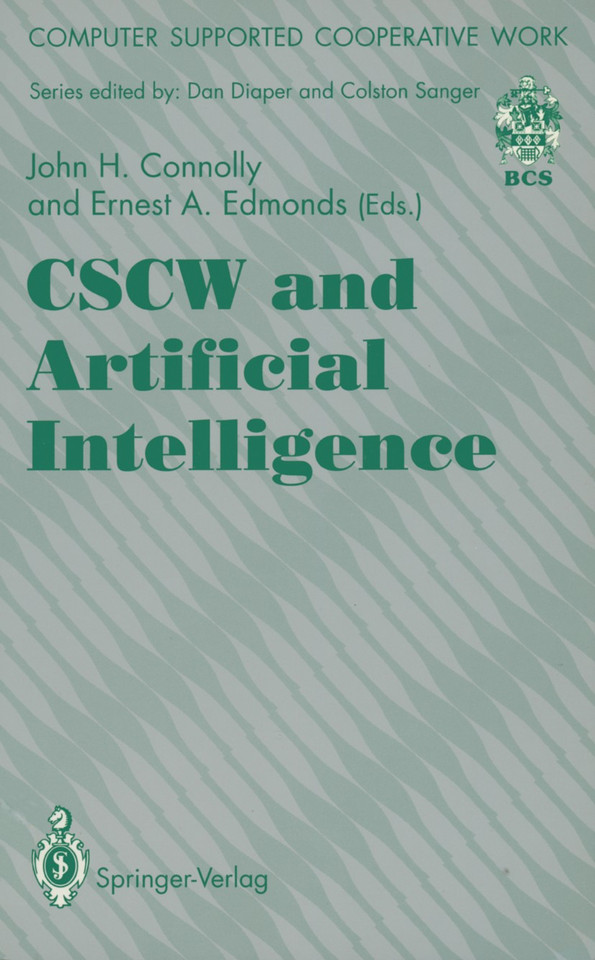 CSCW and Artificial Intelligence (Computer Supported Cooperative Work) book cover by 