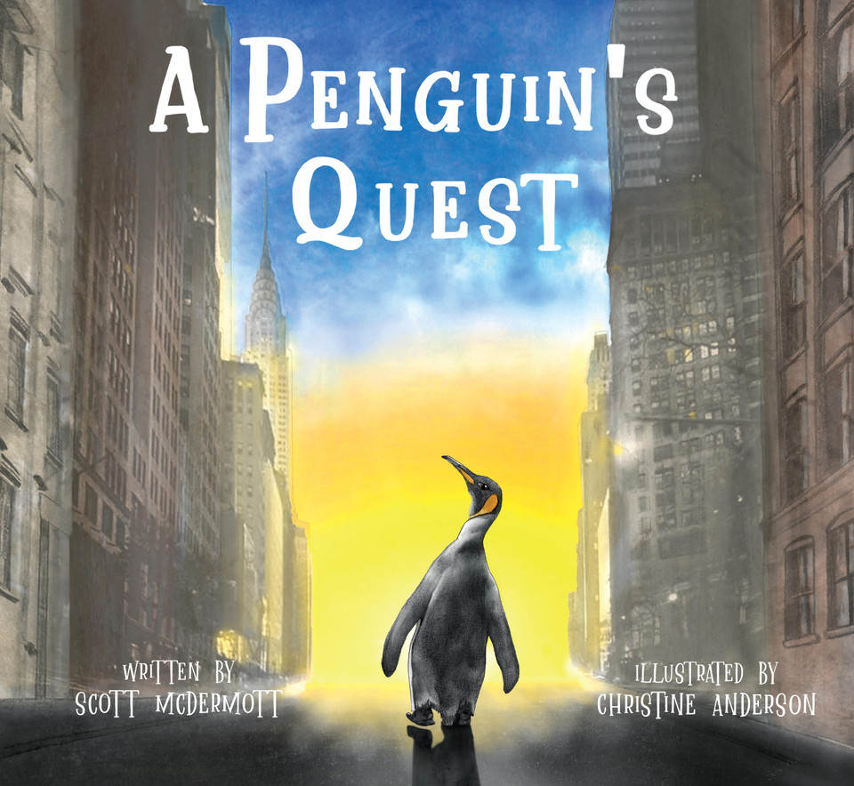 A Penguin's Quest book cover by Scott McDermott