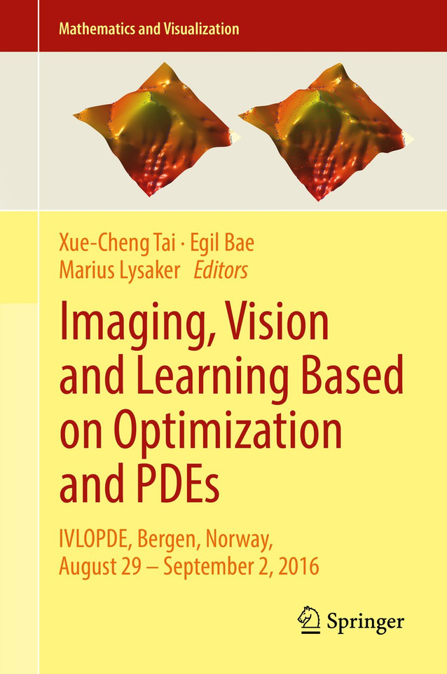 Imaging, Vision and Learning Based on Optimization and PDEs: IVLOPDE, Bergen, Norway, August 29 – September 2, 2016 (Mathematics and Visualization) book cover by 