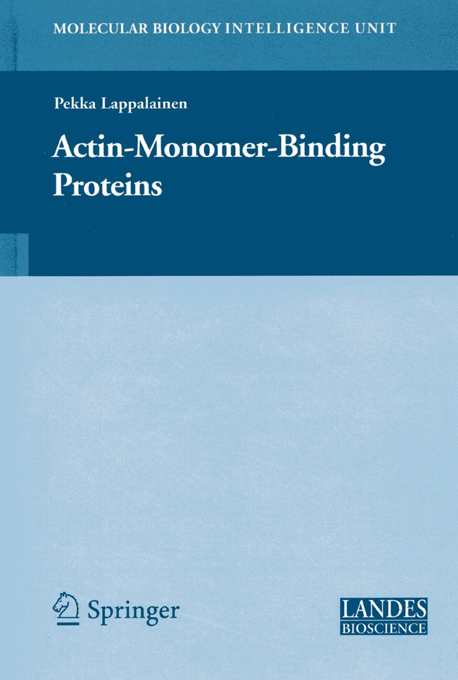 Actin-Monomer-Binding Proteins (Molecular Biology Intelligence Unit) book cover by 