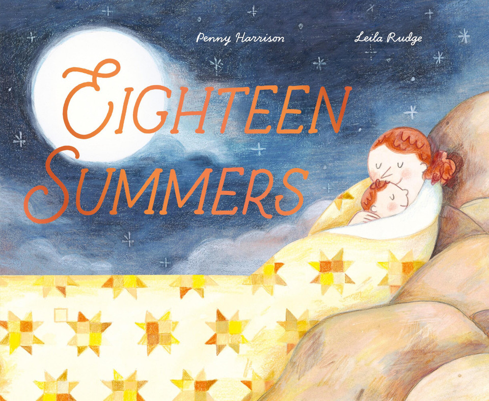 Eighteen Summers book cover by Penny Harrison