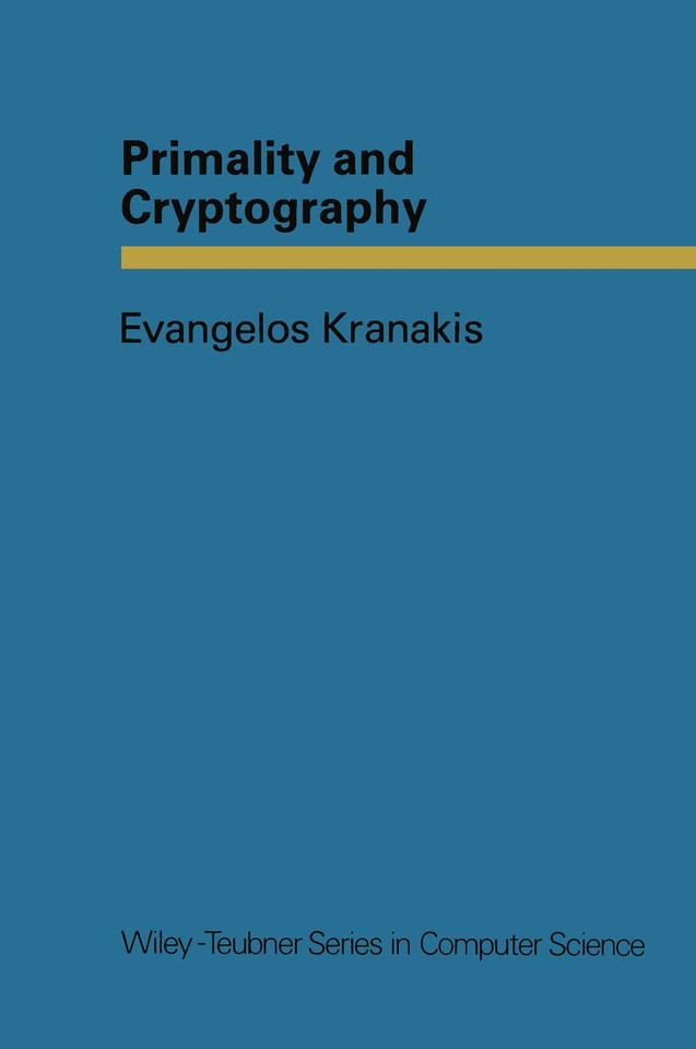Primality and Cryptography (Series in Computer Science) book cover by 