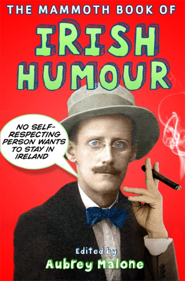 The Mammoth Book of Irish Humour (Mammoth Books) book cover by Aubrey Malone
