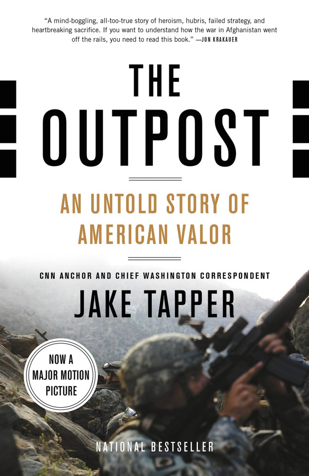 The Outpost: An Untold Story of American Valor book cover by Jake Tapper