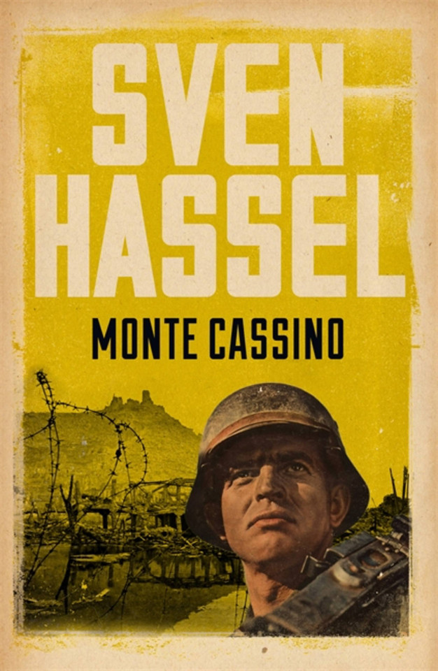 Monte Cassino book cover by Sven Hassel