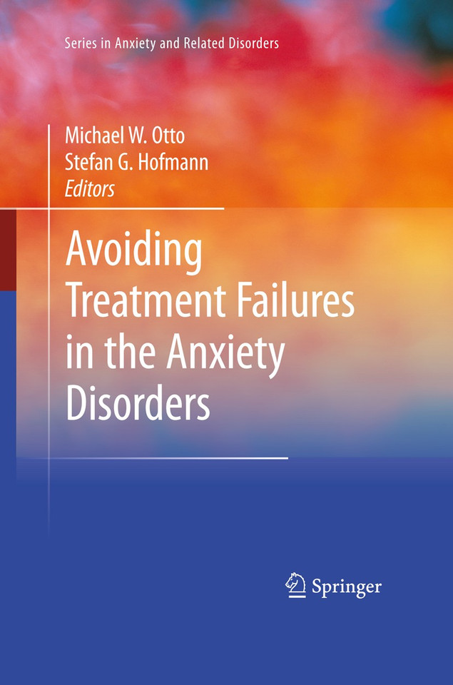 Avoiding Treatment Failures in the Anxiety Disorders (Series in Anxiety and Related Disorders) book cover by 