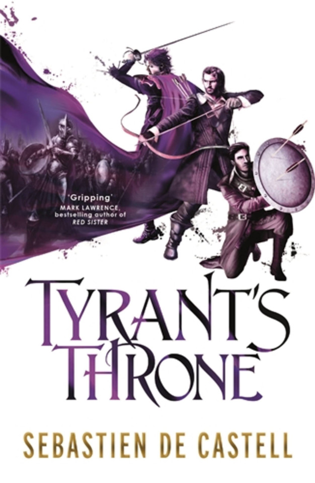Tyrant's Throne: The Greatcoats Book 4: The Stunning Conclusion to the Swashbuckling Adventure! (The Greatcoats) book cover by Sebastien de Castell