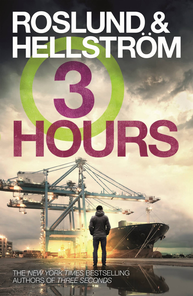 Three Hours (A Ewert Grens Thriller #7) book cover by Anders Roslund, Borge Hellstrom