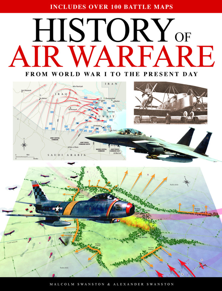 Air Warfare Illustrated Atlas: From World War I to the Present Day (Atlas) book cover by Malcolm Swanston, Alexander Swanston