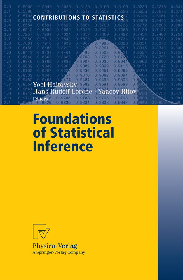 Foundations of Statistical Inference: Proceedings of the Shoresh Conference 2000 (Contributions to Statistics) book cover by 