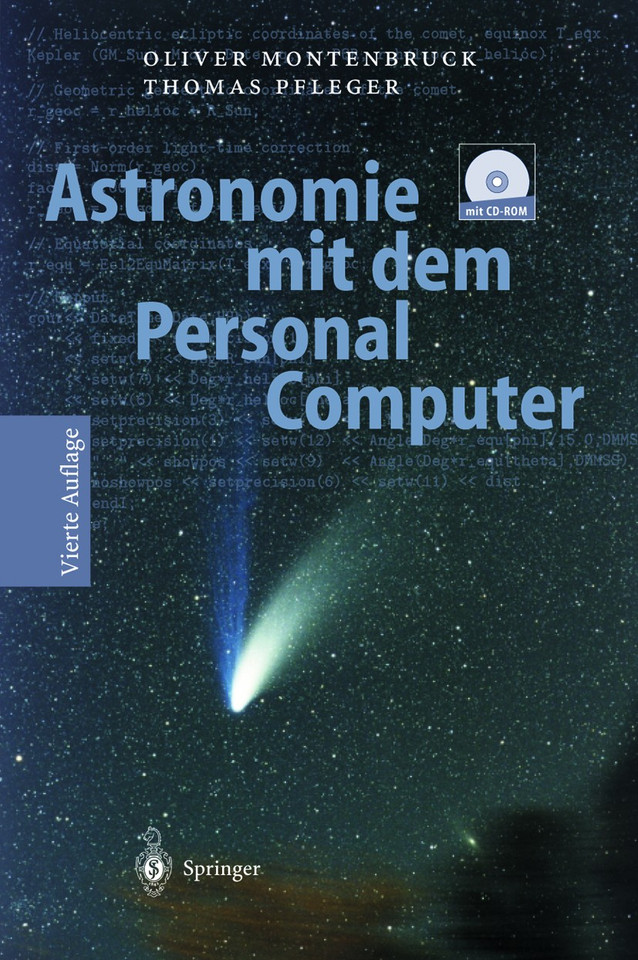 Astronomie mit dem Personal Computer book cover by Oliver Montenbruck, Thomas Pfleger