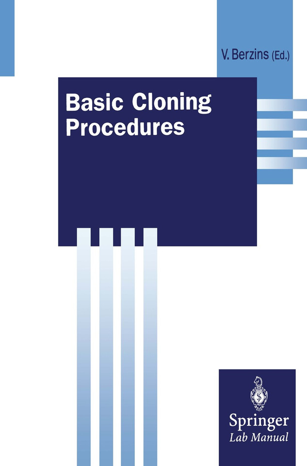 Basic Cloning Procedures (Springer Lab Manuals) book cover by 