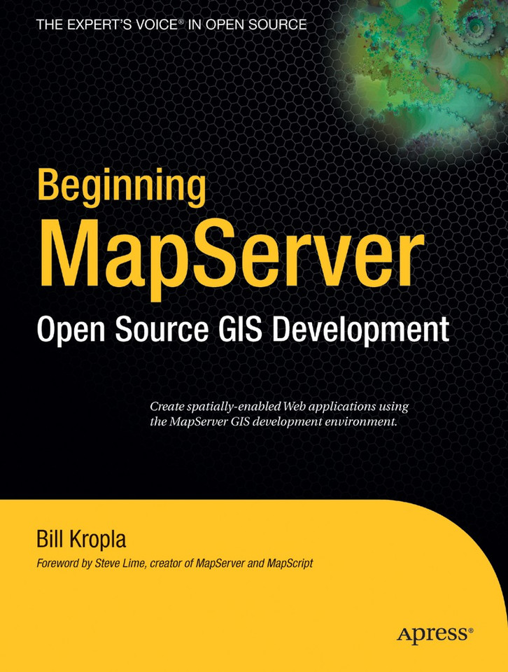 Beginning MapServer: Open Source GIS Development book cover by Bill Kropla