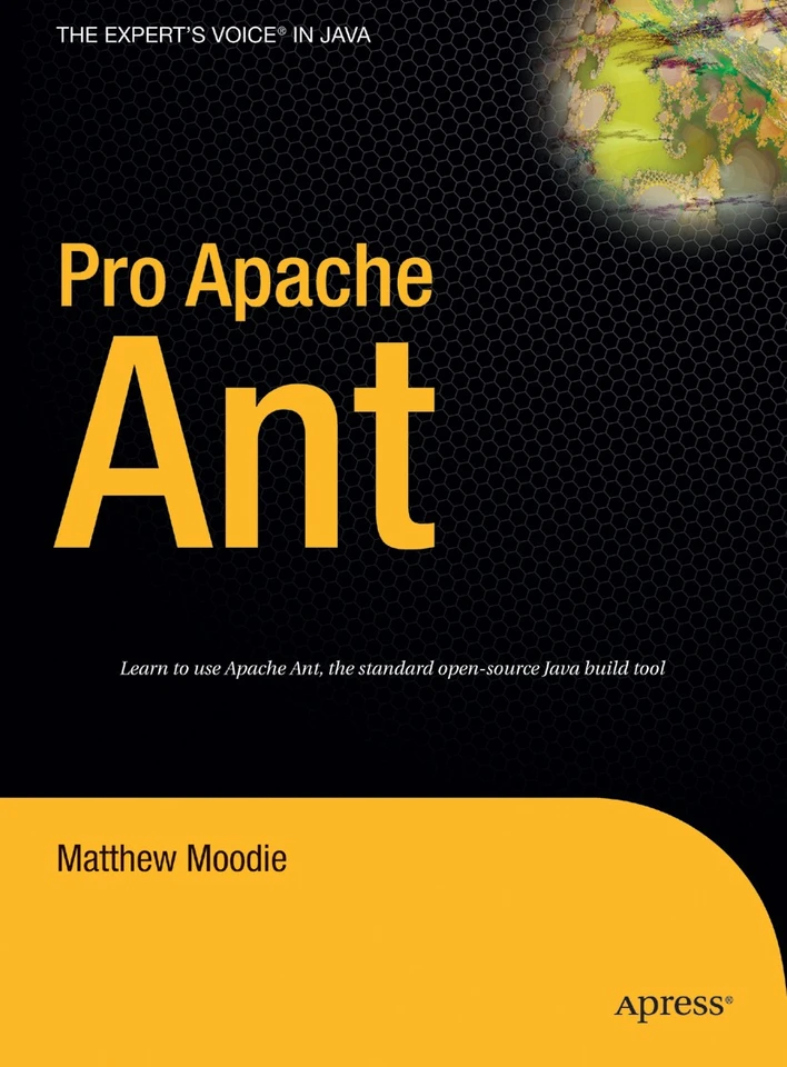Pro Apache Ant book cover by Matthew Moodie