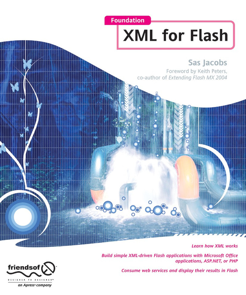 Foundation XML for Flash book cover by Sas Jacobs