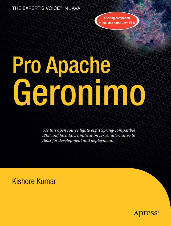 Pro Apache Geronimo book cover by Kishore Kumar