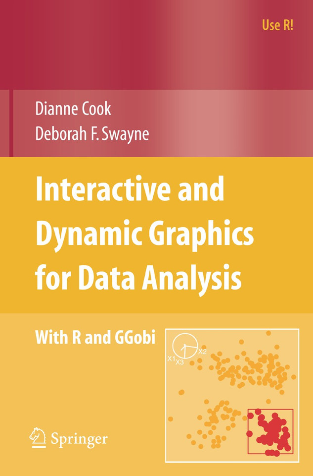 Interactive and Dynamic Graphics for Data Analysis: With R and GGobi (Use R!) book cover by Deborah F. Swayne, Dianne Cook