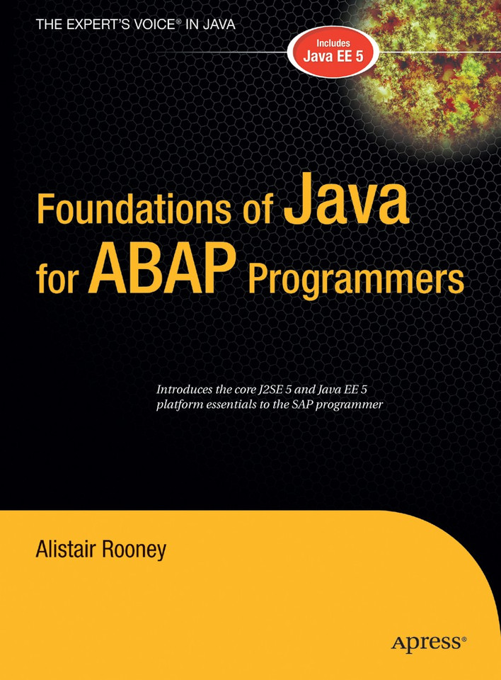 Foundations of Java for ABAP Programmers book cover by Alistair Rooney