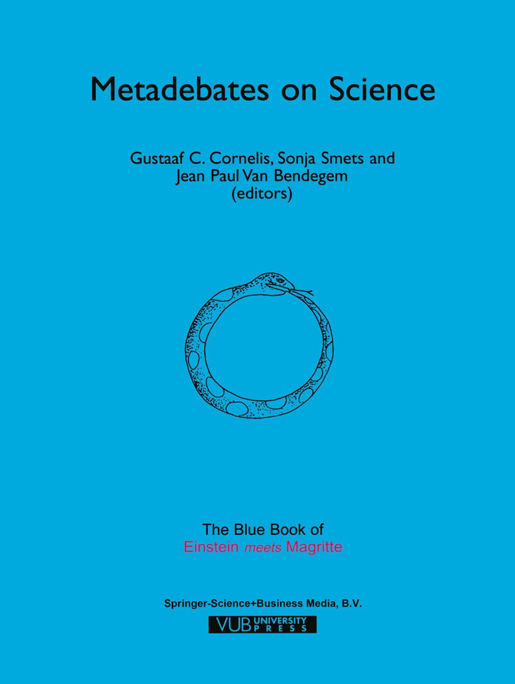 Metadebates on Science: The Blue Book of “Einstein Meets Magritte” (Einstein Meets Magritte: An Interdisciplinary Reflection on Science, Nature, Art, Human Action and Society #6) book cover by 