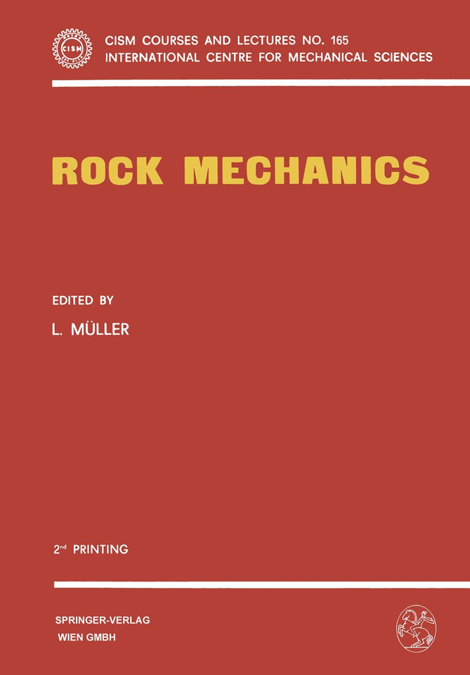 Rock Mechanics (CISM International Centre for Mechanical Sciences #165) book cover by 